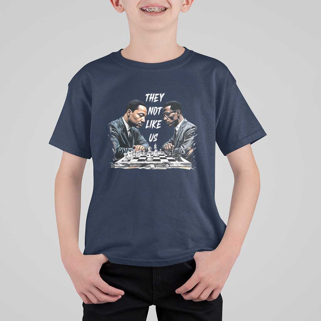 Martin Luther King Malcolm X T Shirt For Kid They Not Like Us Black Leaders - Wonder Print Shop