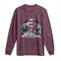 Martin Luther King Malcolm X Long Sleeve Shirt They Not Like Us Black Leaders - Wonder Print Shop