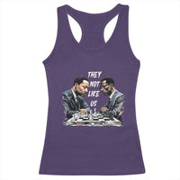 Martin Luther King Malcolm X Racerback Tank Top They Not Like Us Black Leaders - Wonder Print Shop