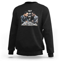 Martin Luther King Malcolm X Sweatshirt They Not Like Us Black Leaders - Wonder Print Shop