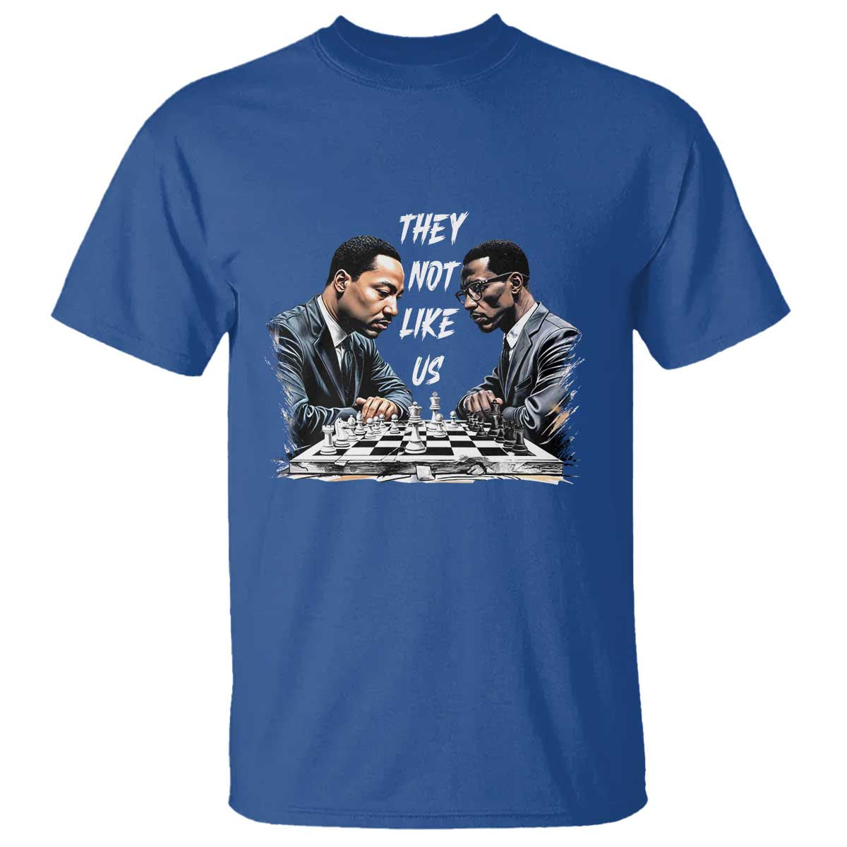 Martin Luther King Malcolm X T Shirt They Not Like Us Black Leaders - Wonder Print Shop