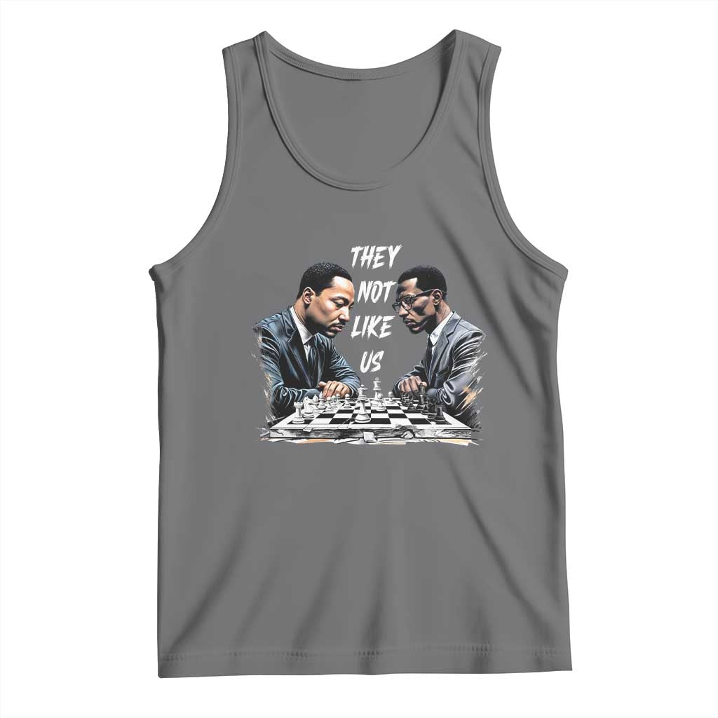 Martin Luther King Malcolm X Tank Top They Not Like Us Black Leaders - Wonder Print Shop