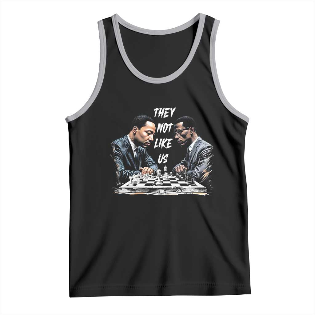 Martin Luther King Malcolm X Tank Top They Not Like Us Black Leaders - Wonder Print Shop