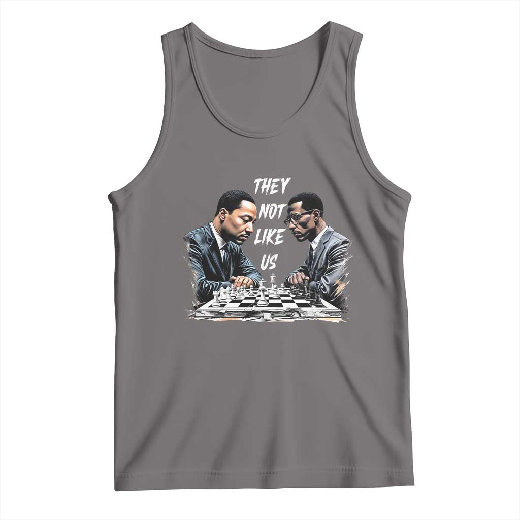 Martin Luther King Malcolm X Tank Top They Not Like Us Black Leaders - Wonder Print Shop