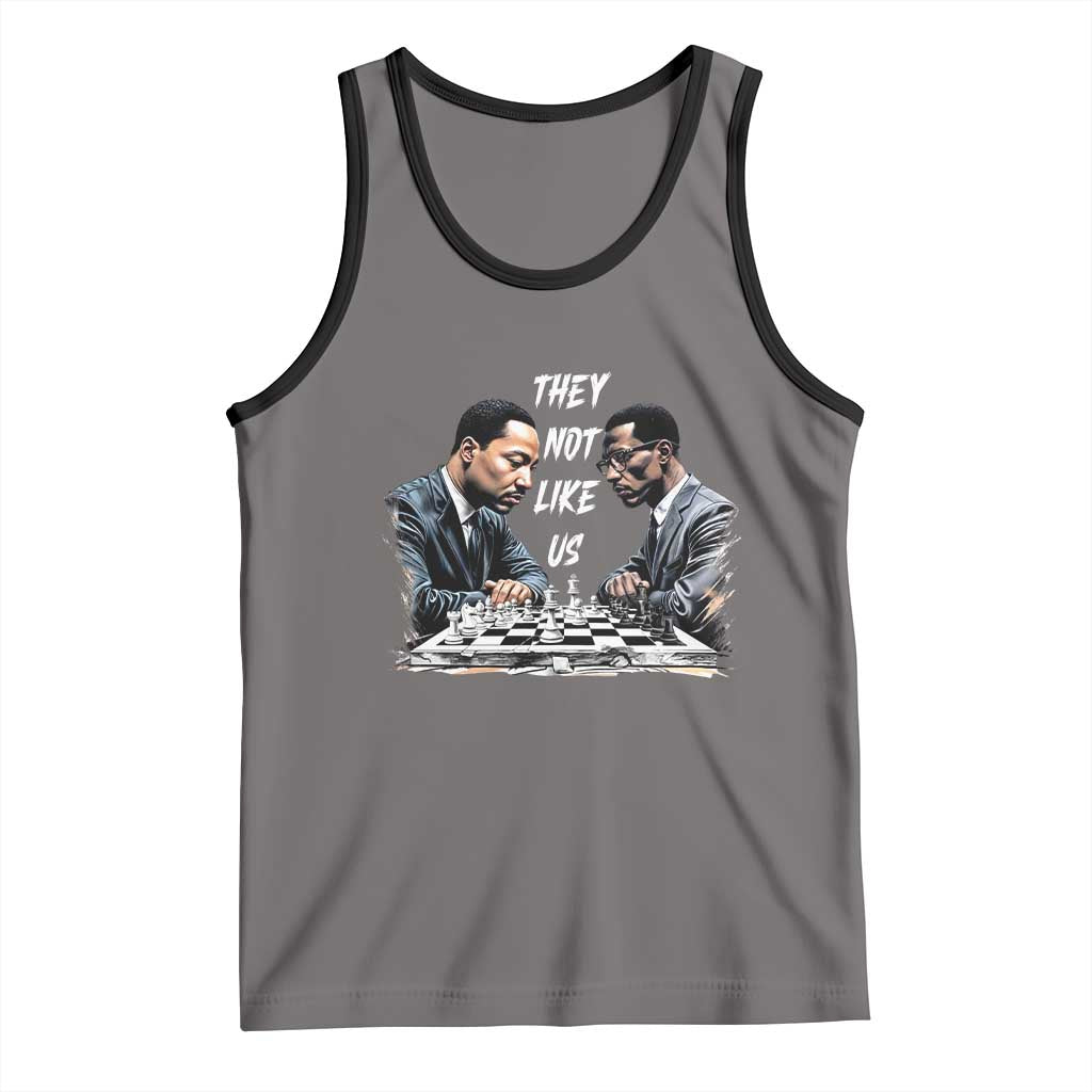 Martin Luther King Malcolm X Tank Top They Not Like Us Black Leaders - Wonder Print Shop