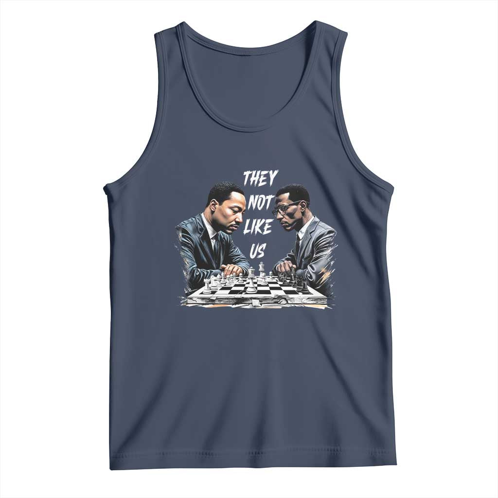 Martin Luther King Malcolm X Tank Top They Not Like Us Black Leaders - Wonder Print Shop