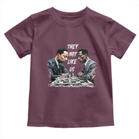 Martin Luther King Malcolm X Toddler T Shirt They Not Like Us Black Leaders - Wonder Print Shop