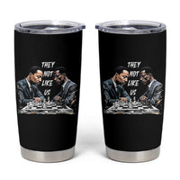 Martin Luther King Malcolm X Tumbler Cup They Not Like Us Black Leaders - Wonder Print Shop