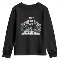 Martin Luther King Malcolm X Youth Sweatshirt They Not Like Us Black Leaders - Wonder Print Shop