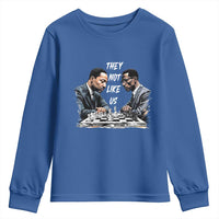 Martin Luther King Malcolm X Youth Sweatshirt They Not Like Us Black Leaders - Wonder Print Shop