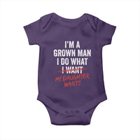 Funny Dad Girl I Am A Grown Man I Do What My Daughter Wants Baby Onesie Fathers Day - Wonder Print Shop
