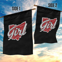 Buckeye Girl Ohio Home State Garden Flag - Wonder Print Shop