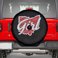 Buckeye Girl Ohio Home State Spare Tire Cover - Wonder Print Shop