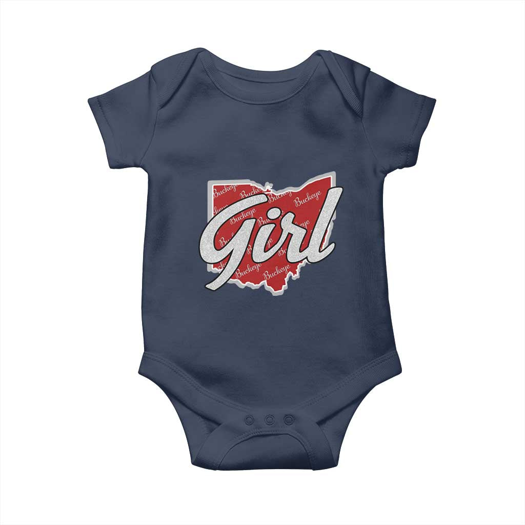 Buckeye Girl Ohio Home State Baby Onesie - Wonder Print Shop