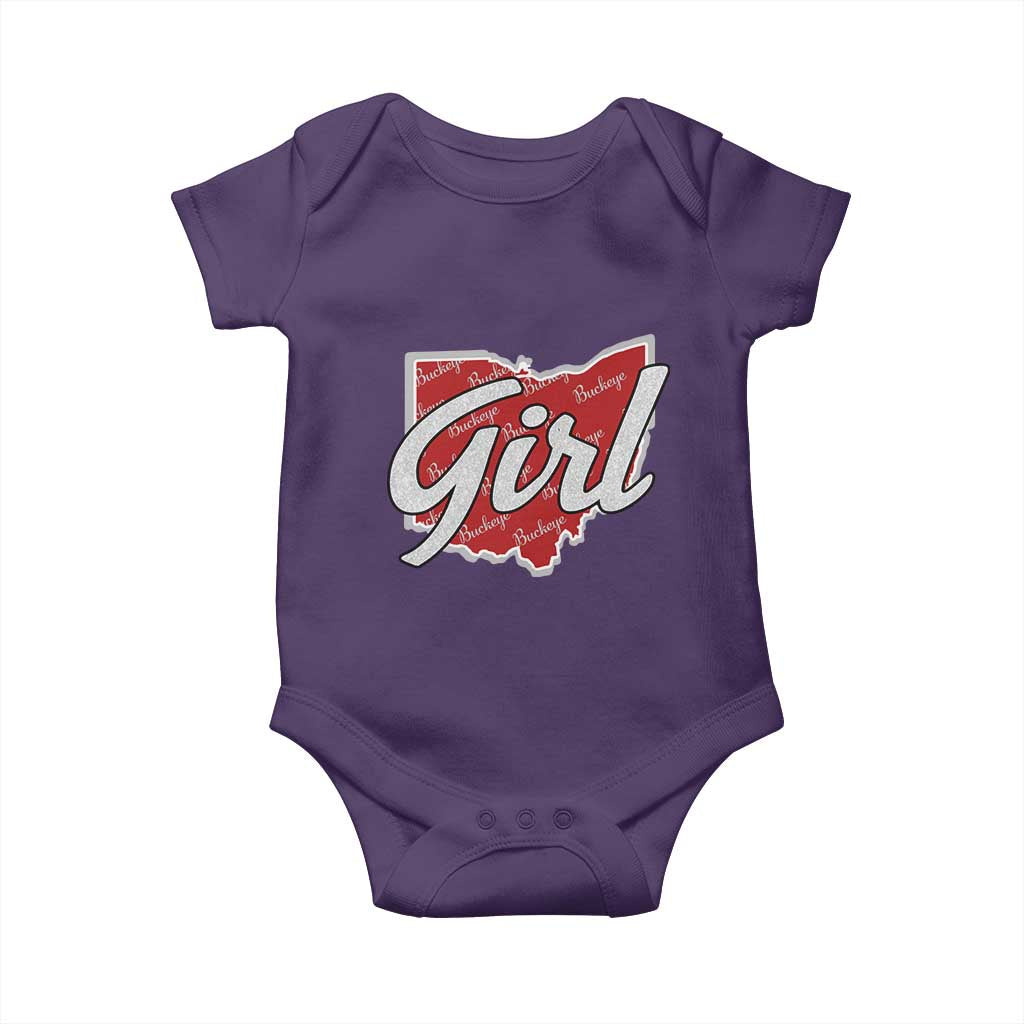 Buckeye Girl Ohio Home State Baby Onesie - Wonder Print Shop
