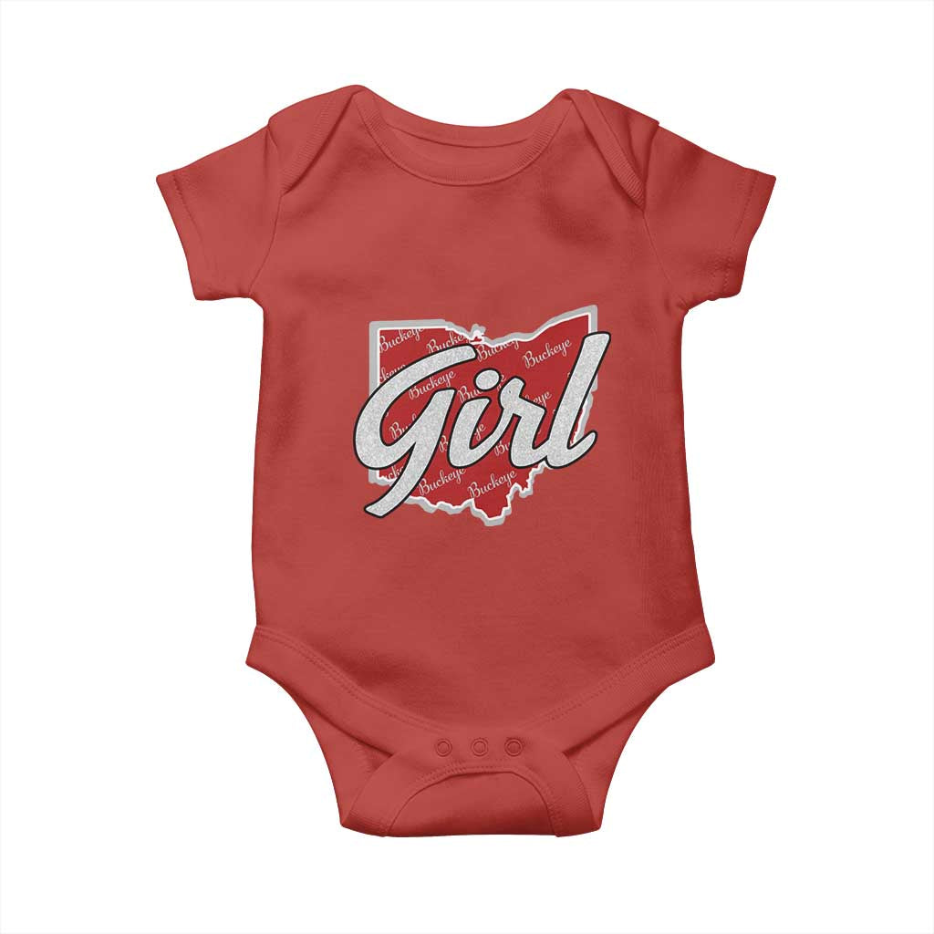Buckeye Girl Ohio Home State Baby Onesie - Wonder Print Shop