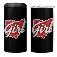 Buckeye Girl Ohio Home State 4 in 1 Can Cooler Tumbler - Wonder Print Shop