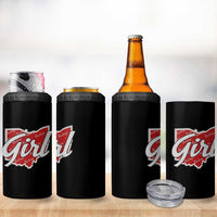 Buckeye Girl Ohio Home State 4 in 1 Can Cooler Tumbler - Wonder Print Shop