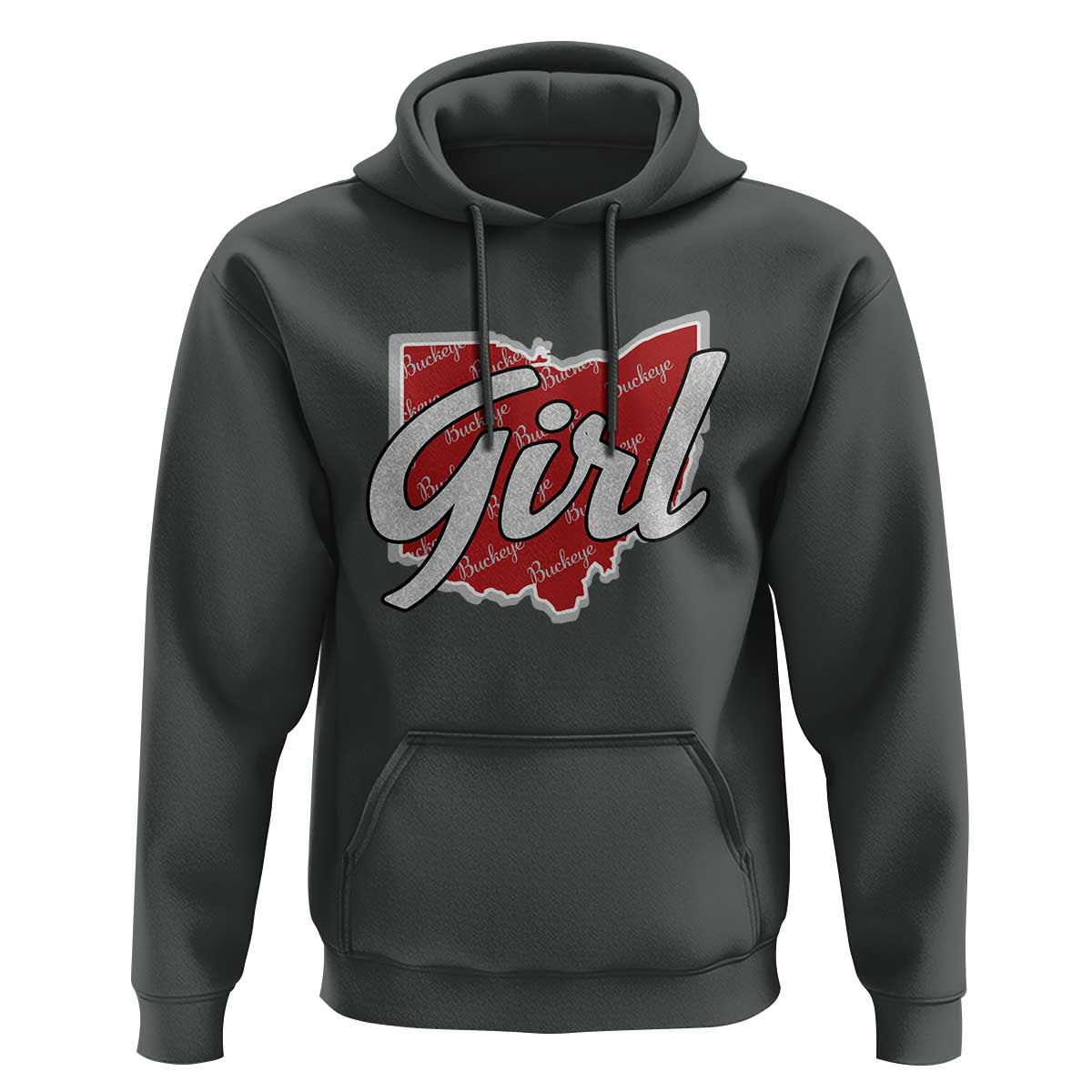 Buckeye Girl Ohio Home State Hoodie - Wonder Print Shop