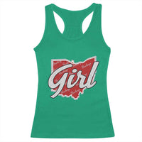 Buckeye Girl Ohio Home State Racerback Tank Top - Wonder Print Shop