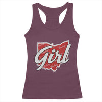 Buckeye Girl Ohio Home State Racerback Tank Top - Wonder Print Shop