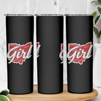 Buckeye Girl Ohio Home State Skinny Tumbler - Wonder Print Shop