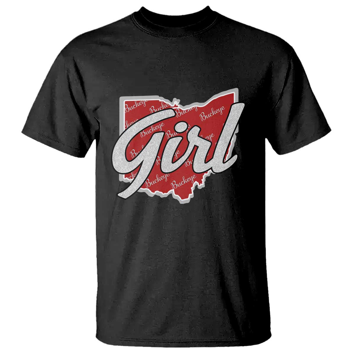 Buckeye Girl Ohio Home State T Shirt - Wonder Print Shop