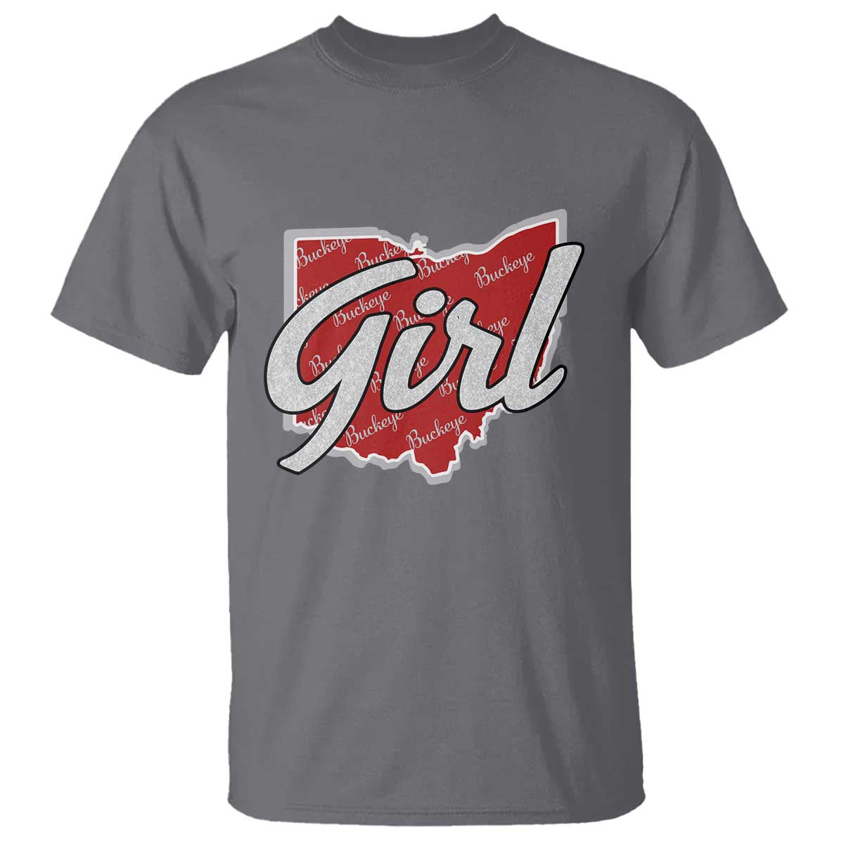 Buckeye Girl Ohio Home State T Shirt - Wonder Print Shop
