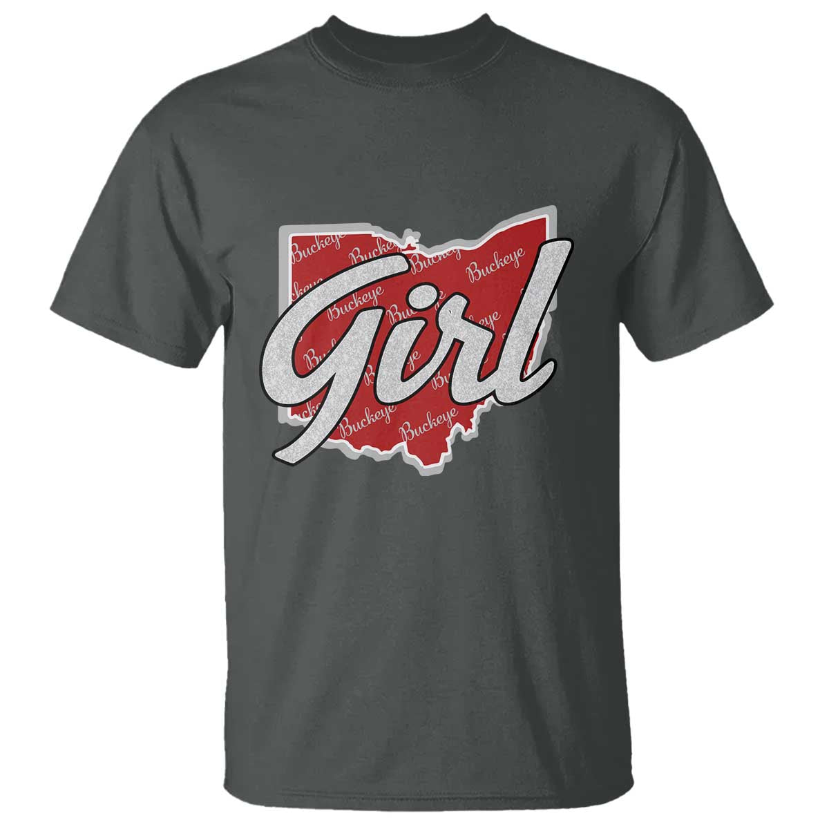 Buckeye Girl Ohio Home State T Shirt - Wonder Print Shop