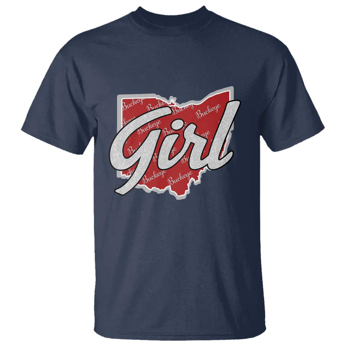 Buckeye Girl Ohio Home State T Shirt - Wonder Print Shop