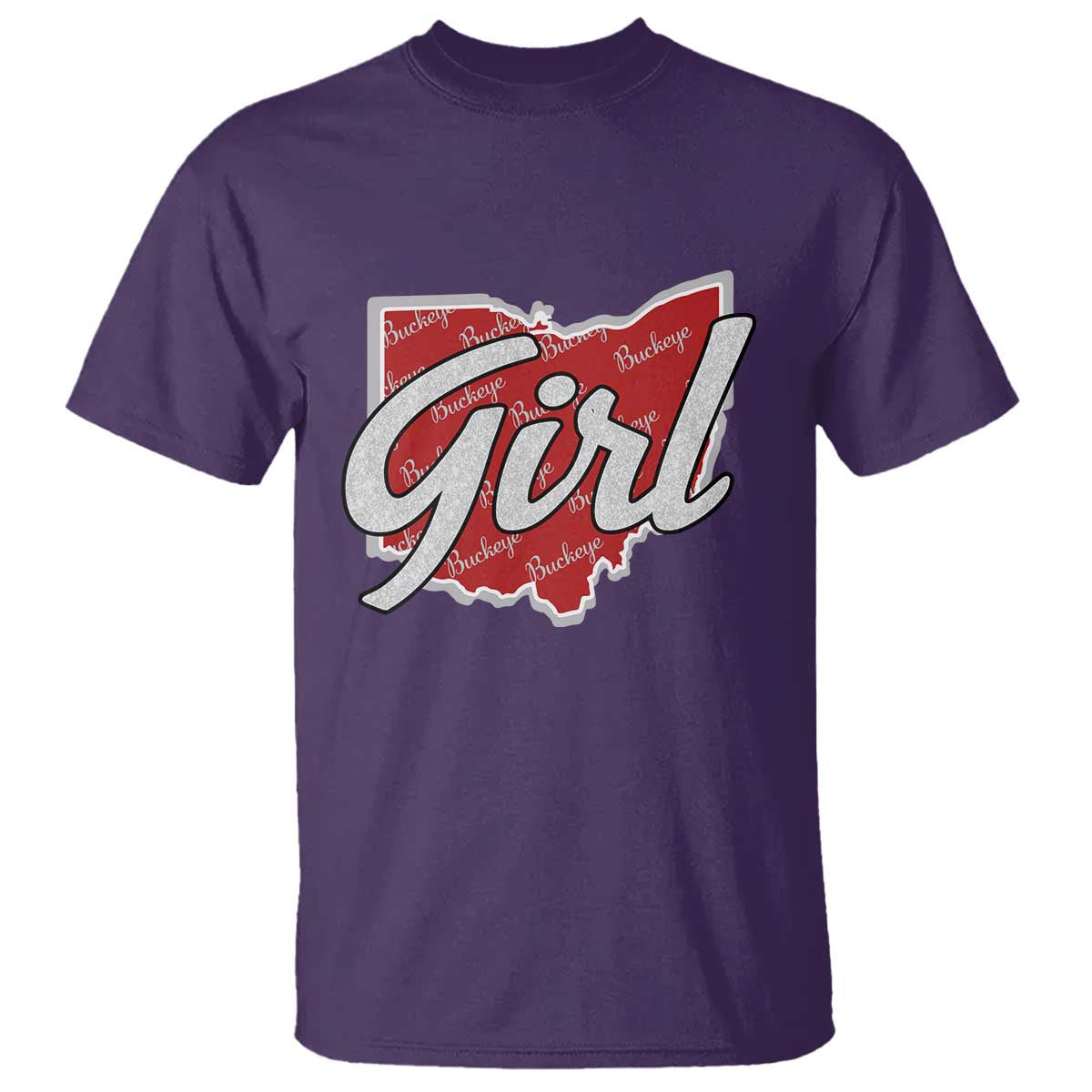 Buckeye Girl Ohio Home State T Shirt - Wonder Print Shop