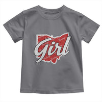 Buckeye Girl Ohio Home State Toddler T Shirt - Wonder Print Shop