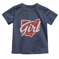 Buckeye Girl Ohio Home State Toddler T Shirt - Wonder Print Shop