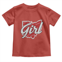 Buckeye Girl Ohio Home State Toddler T Shirt - Wonder Print Shop