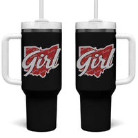 Buckeye Girl Ohio Home State Tumbler With Handle - Wonder Print Shop