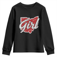 Buckeye Girl Ohio Home State Youth Sweatshirt - Wonder Print Shop