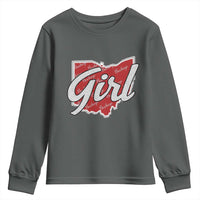 Buckeye Girl Ohio Home State Youth Sweatshirt - Wonder Print Shop