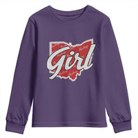 Buckeye Girl Ohio Home State Youth Sweatshirt - Wonder Print Shop