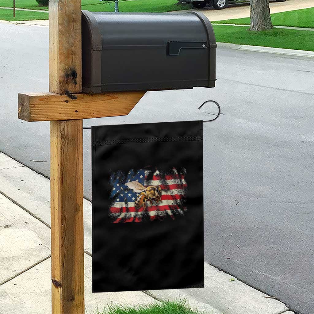 Patriotic Beekeeper Garden Flag Bee American Flag Beekeeping