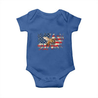 Patriotic Beekeeper Baby Onesie Bee American Flag Beekeeping