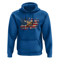 Patriotic Beekeeper Hoodie Bee American Flag Beekeeping