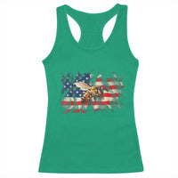 Patriotic Beekeeper Racerback Tank Top Bee American Flag Beekeeping