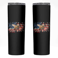 Patriotic Beekeeper Skinny Tumbler Bee American Flag Beekeeping