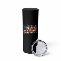 Patriotic Beekeeper Skinny Tumbler Bee American Flag Beekeeping