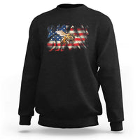 Patriotic Beekeeper Sweatshirt Bee American Flag Beekeeping