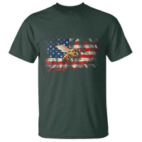 Patriotic Beekeeper T Shirt Bee American Flag Beekeeping