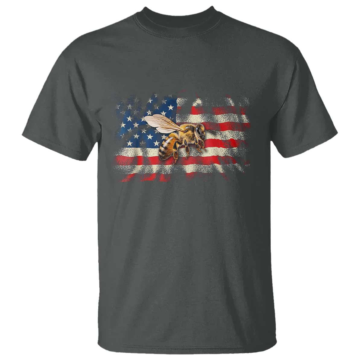 Patriotic Beekeeper T Shirt Bee American Flag Beekeeping
