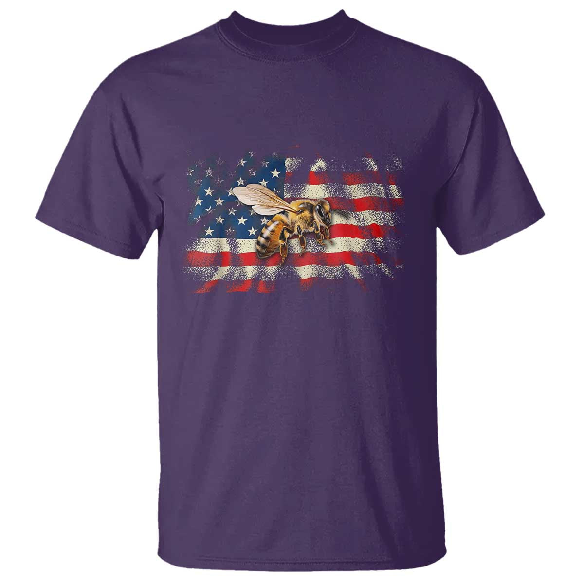 Patriotic Beekeeper T Shirt Bee American Flag Beekeeping