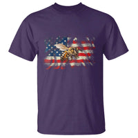 Patriotic Beekeeper T Shirt Bee American Flag Beekeeping