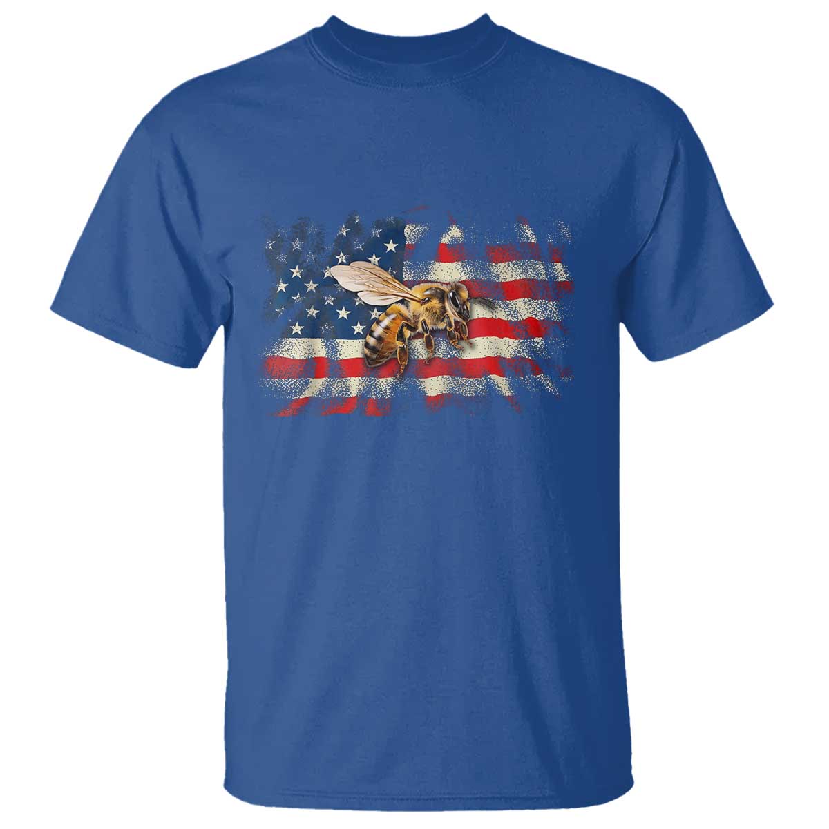Patriotic Beekeeper T Shirt Bee American Flag Beekeeping
